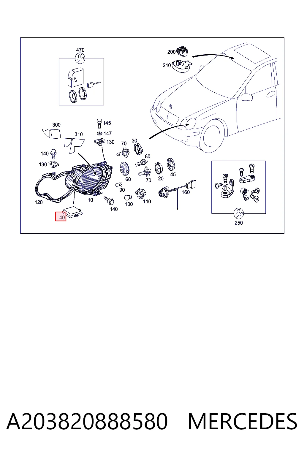 A203820888580 Mercedes