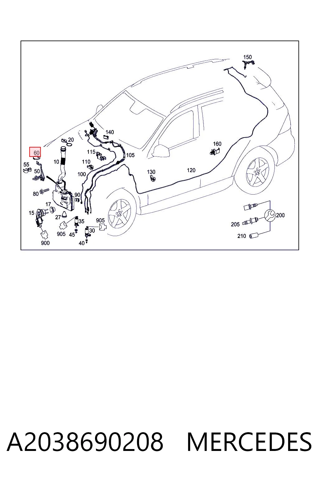 A2038690208 Mercedes