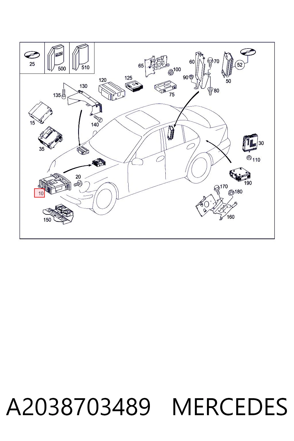 Comprar Radio AM/FM Mercedes C W203 a bajo precio