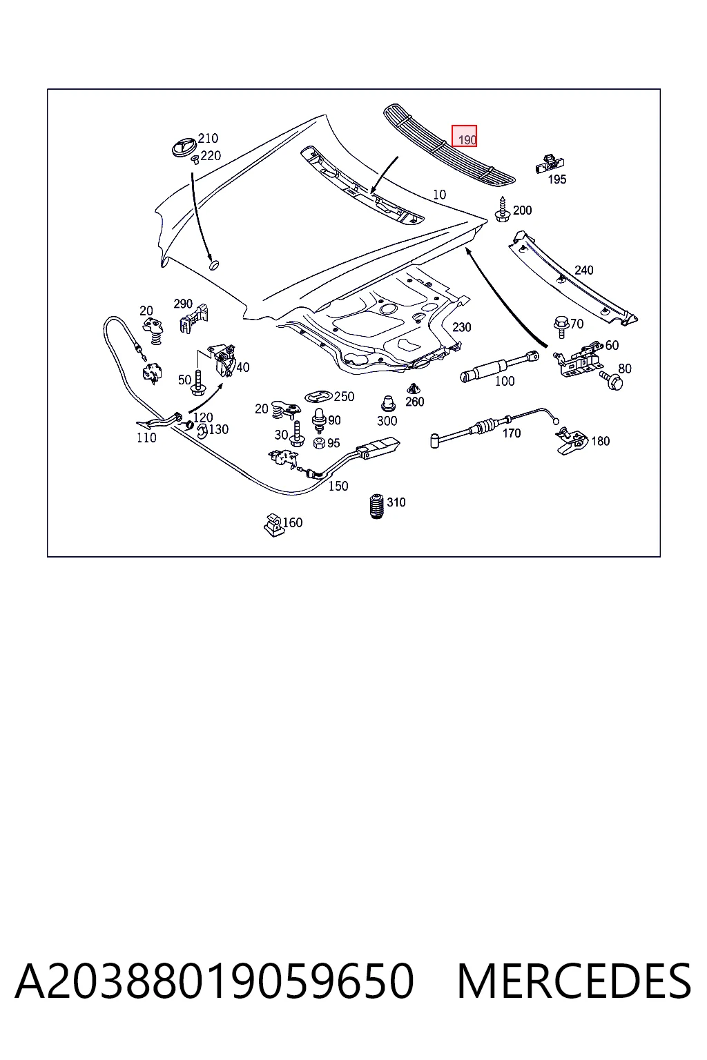 A20388019059650 Mercedes
