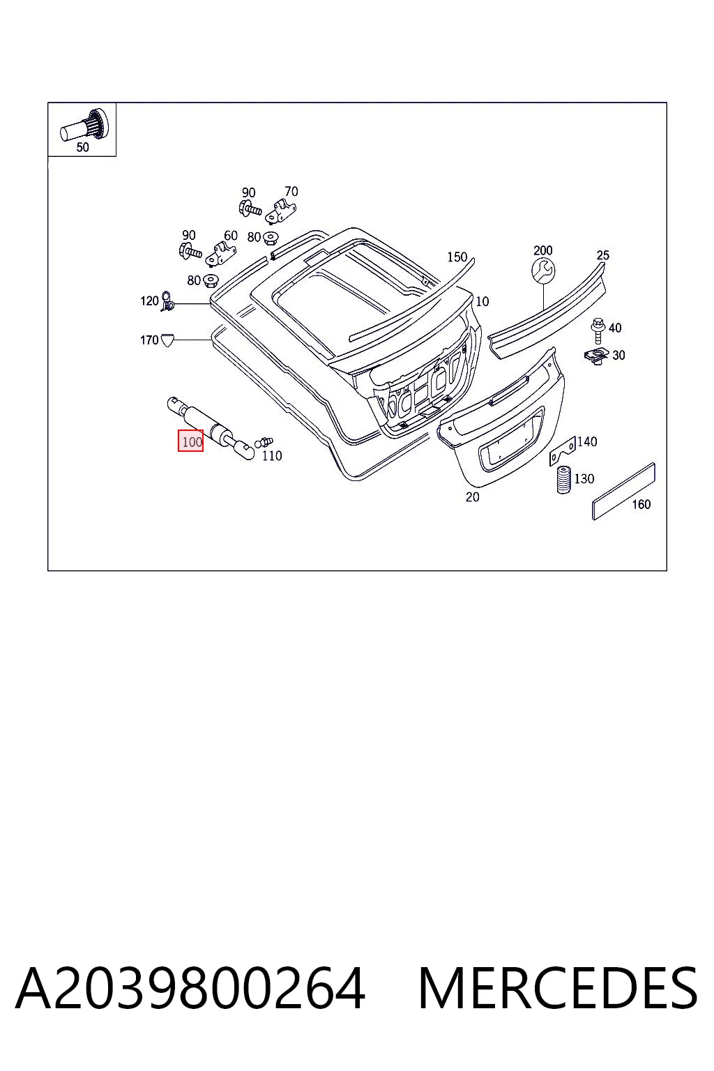 A2039800264 Mercedes