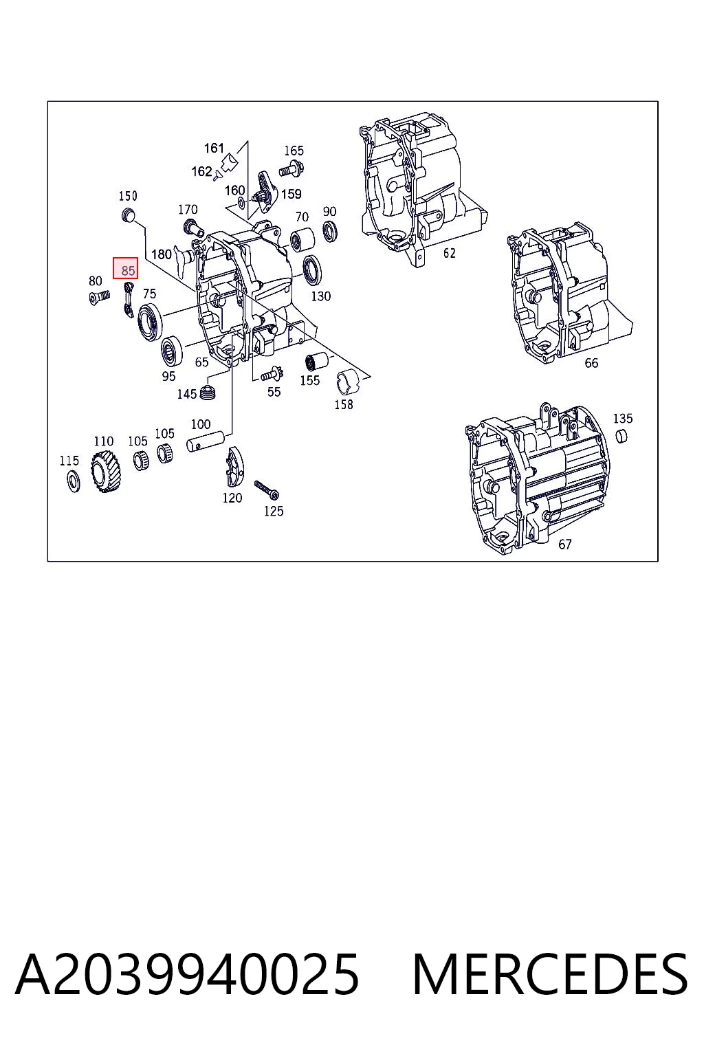 A2039940025 Mercedes