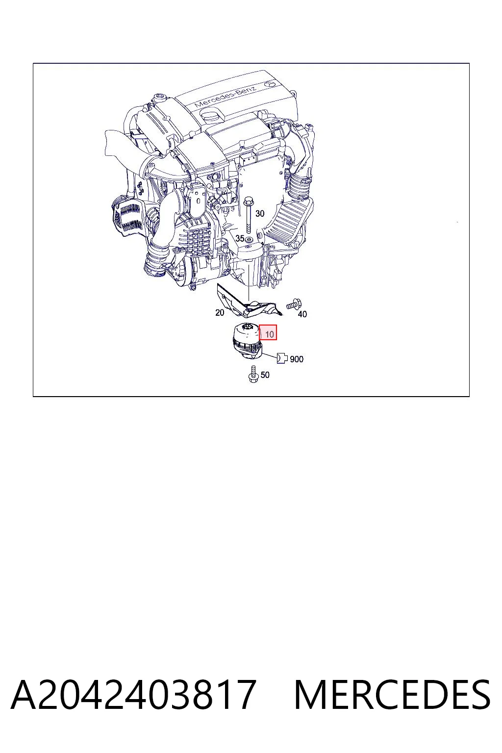 A2042403817 Mercedes