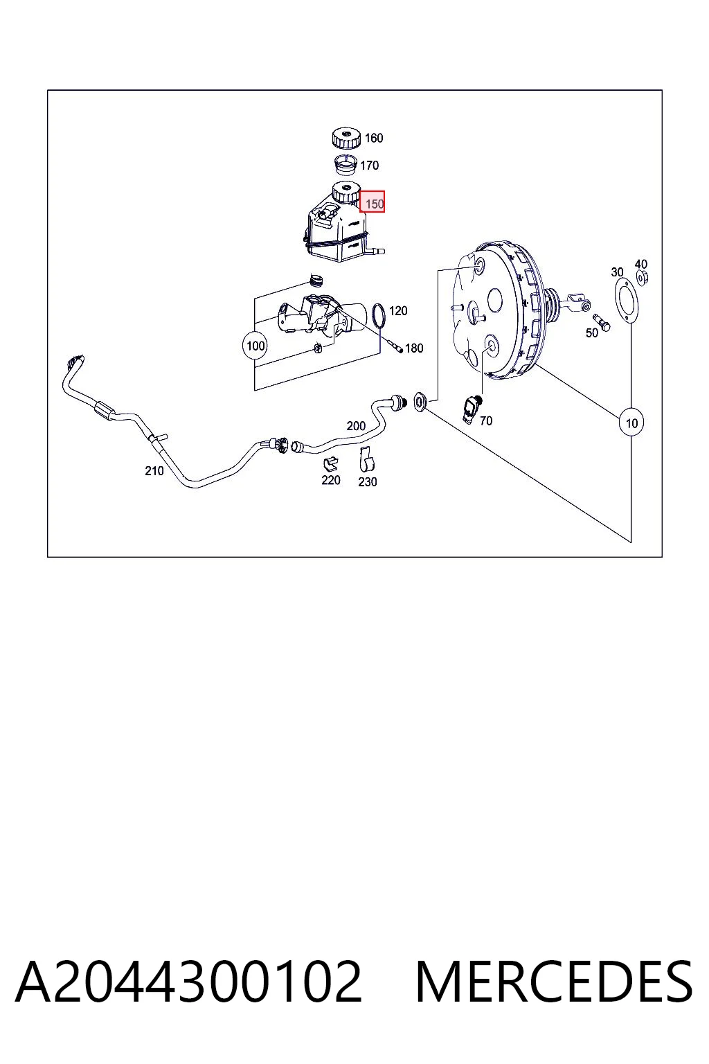 A2044300102 Mercedes
