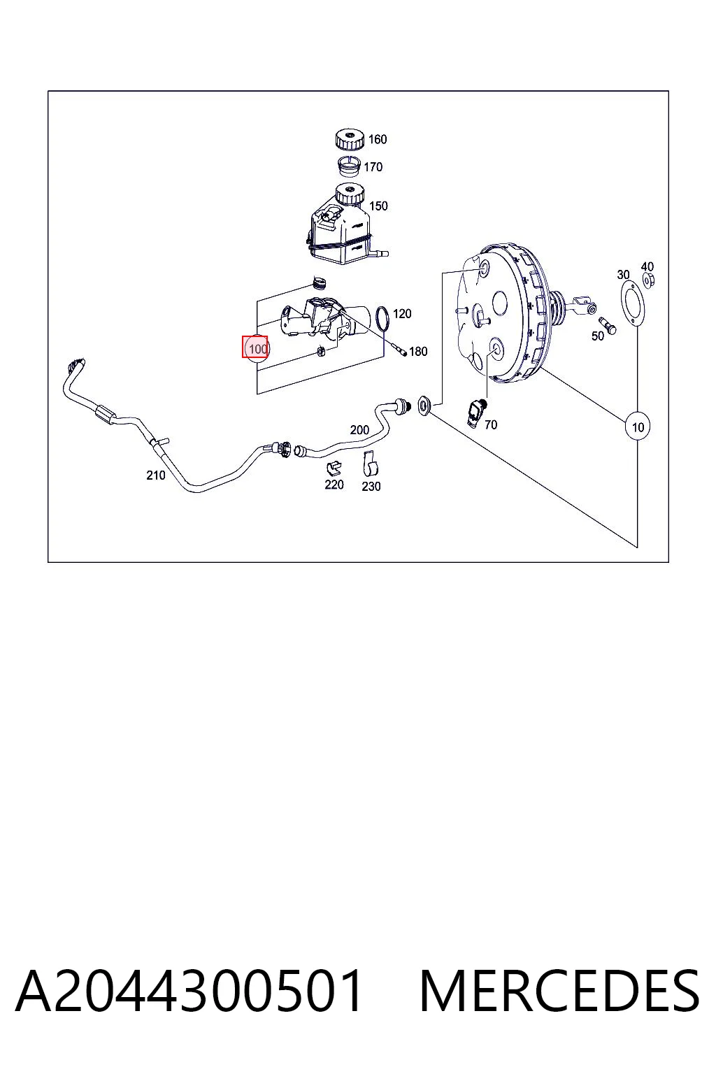 A2044300501 Mercedes