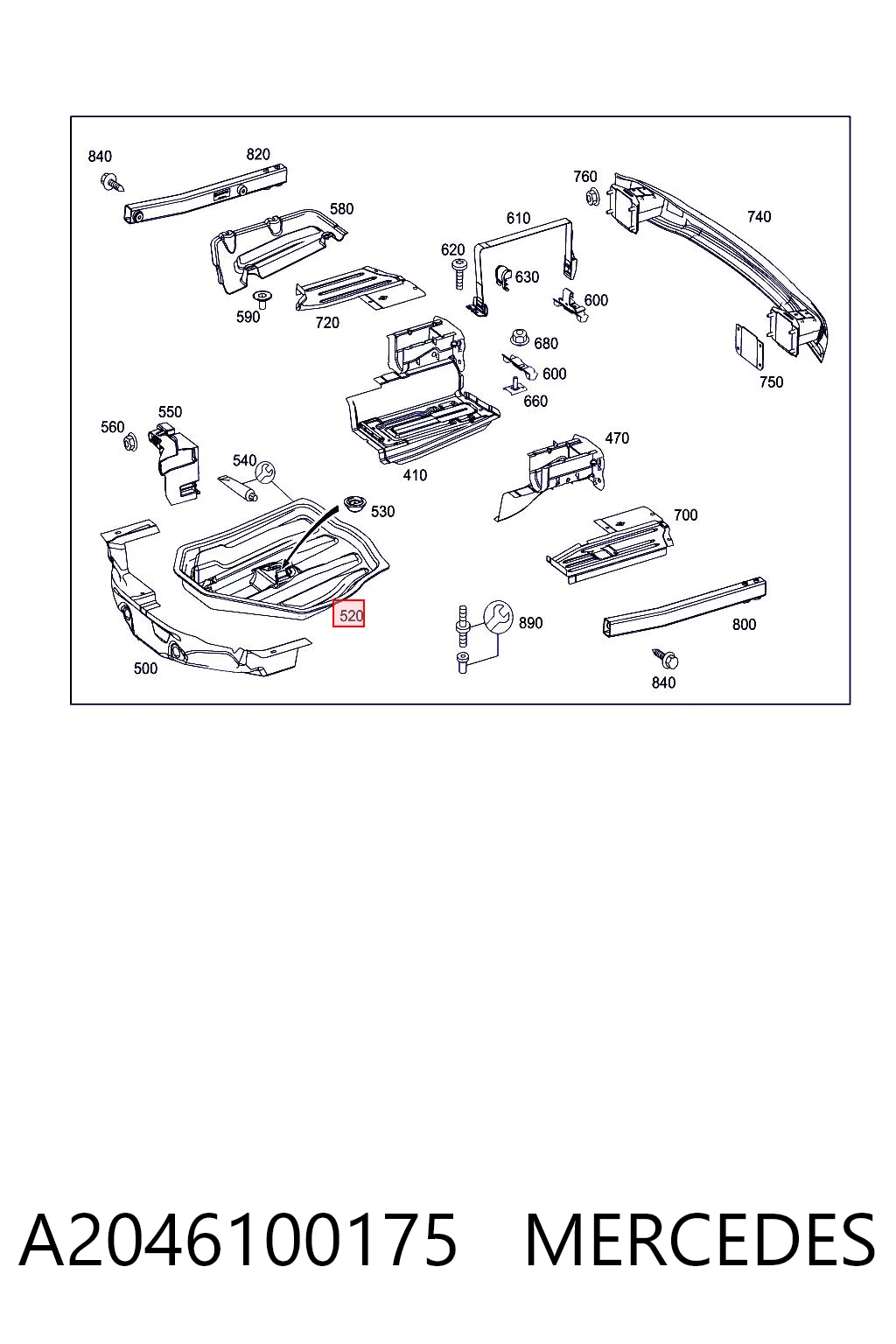 A2046100175 Mercedes