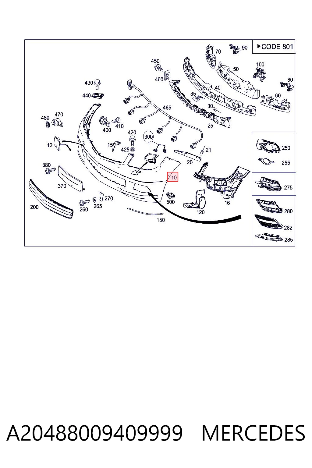 A20488009409999 Mercedes