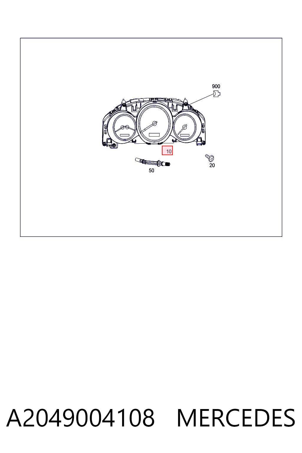 A2049004108 Mercedes