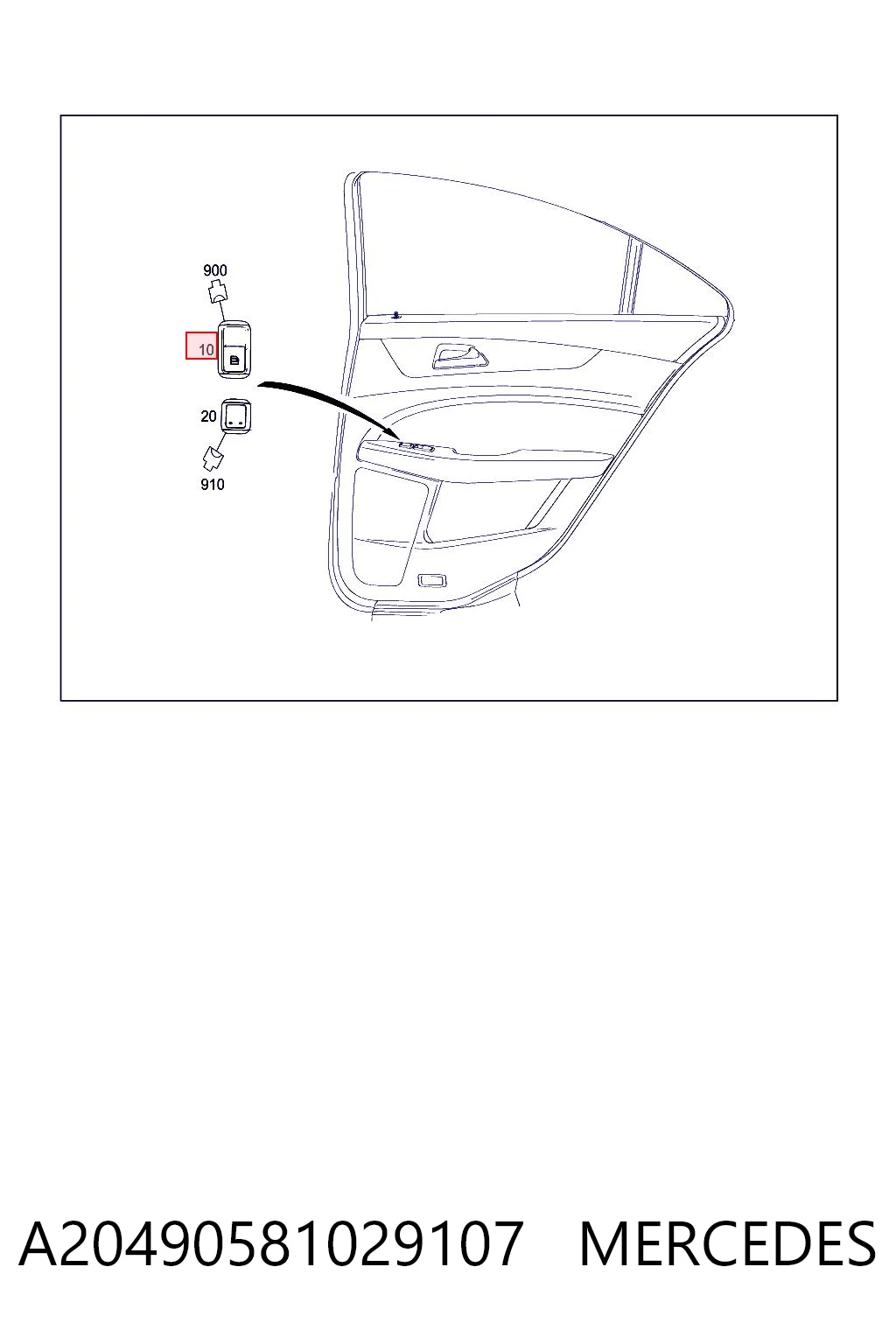 Botón de encendido del motor del elevalunas delantero derecho Nissan/Infiniti A2049058102 precio, desde 16,30 EUR