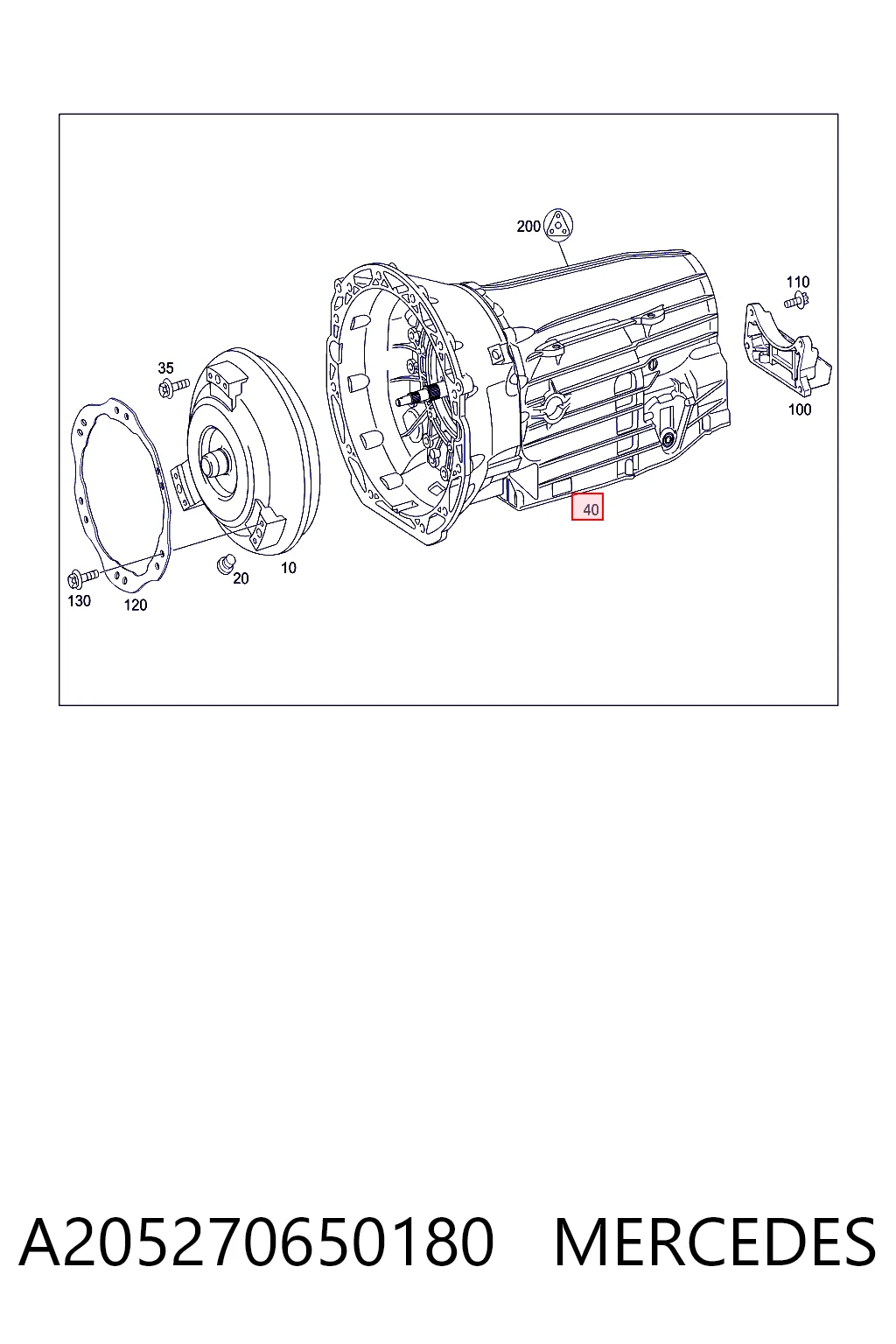 A205270650180 Mercedes