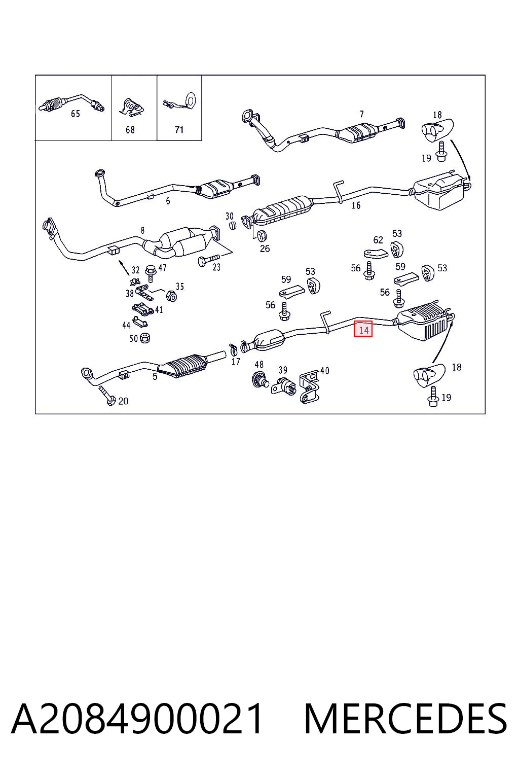 A2084900021 Mercedes