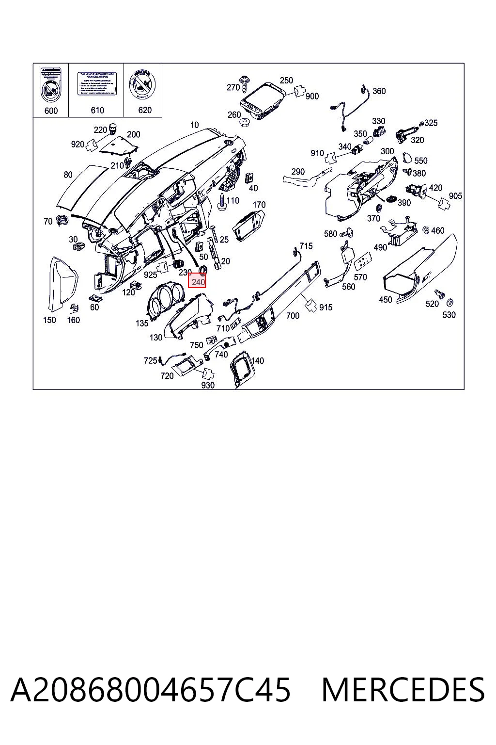 A20868004657C45 Mercedes
