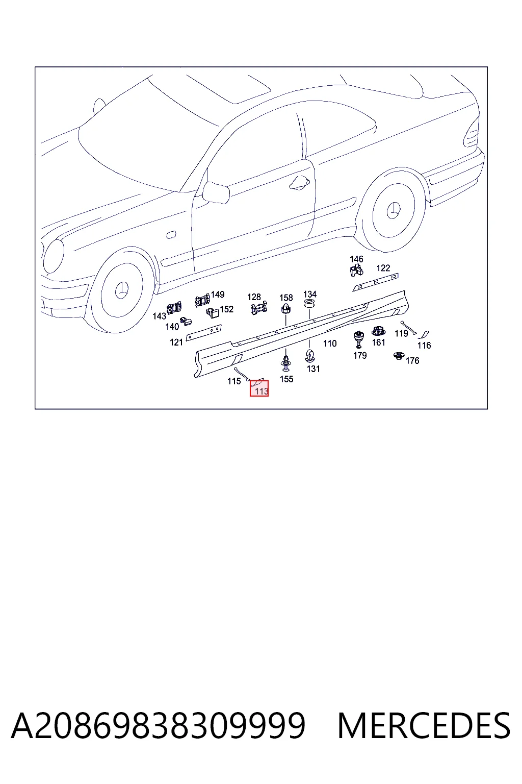 A20869838309999 Mercedes