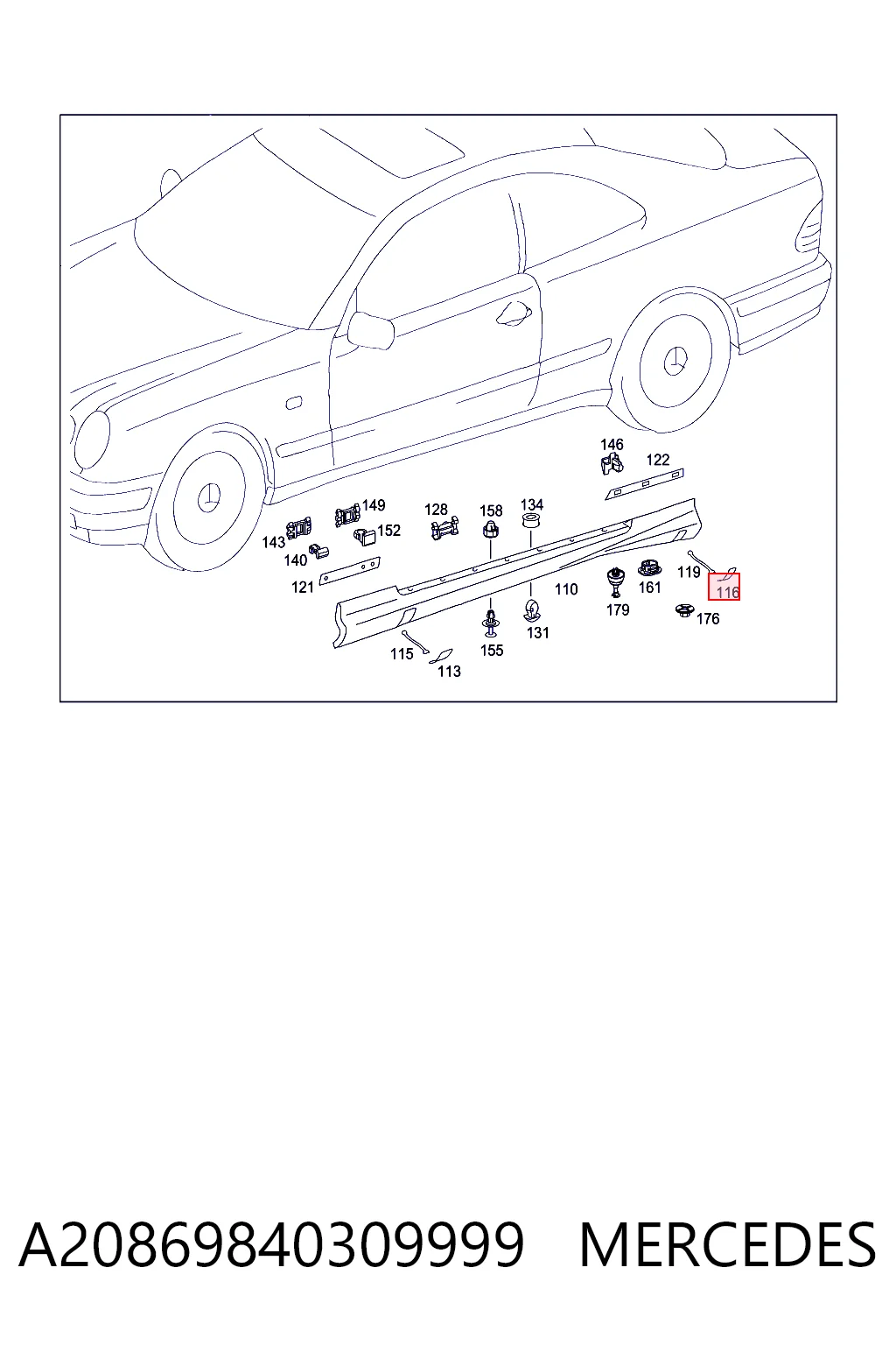 A20869840309999 Mercedes