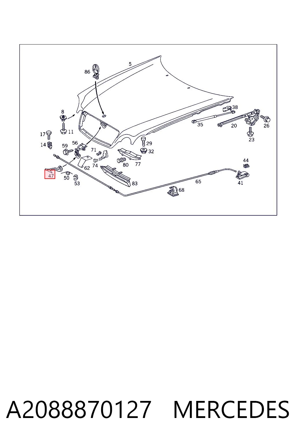 A2088870127 Mercedes