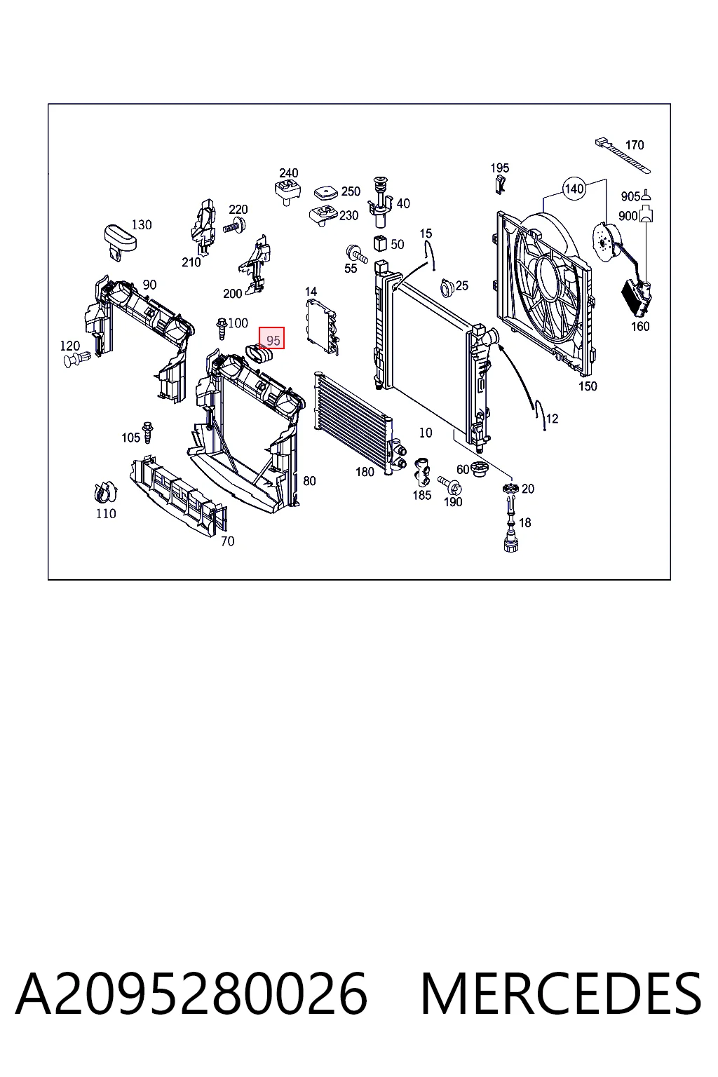 A2095280026 Mercedes