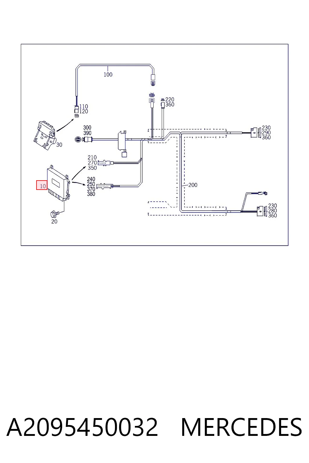 A2095450032 Mercedes