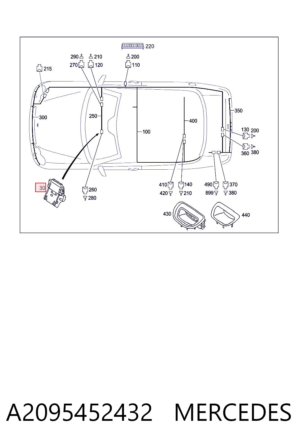 A2095452432 Mercedes