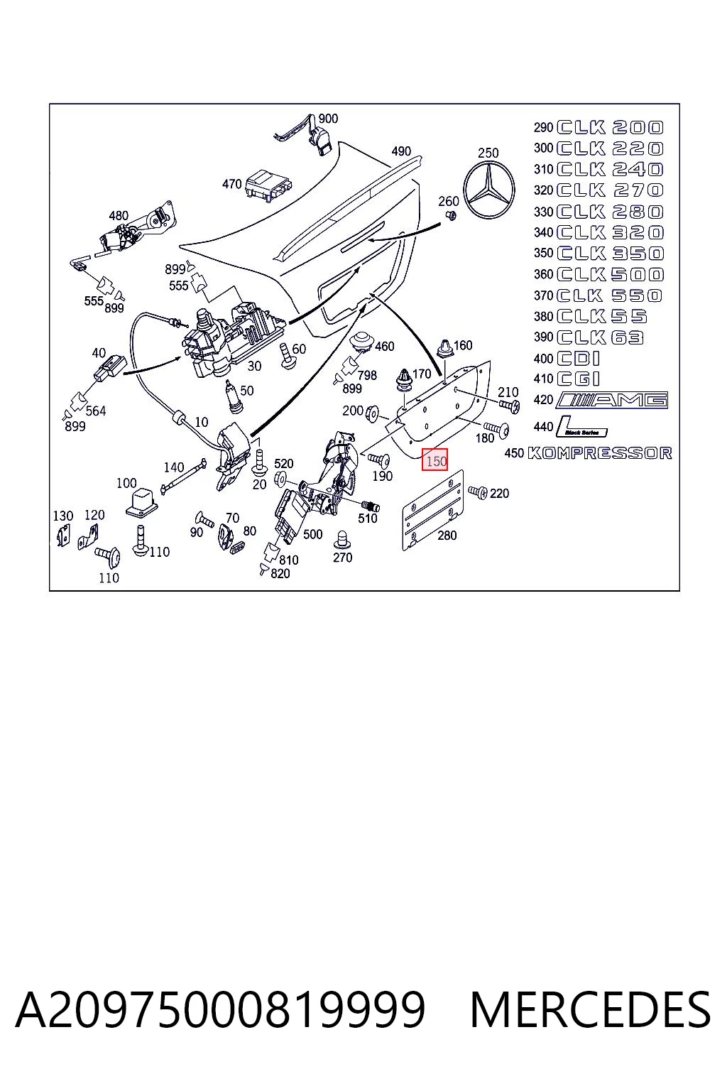 A20975000819999 Mercedes