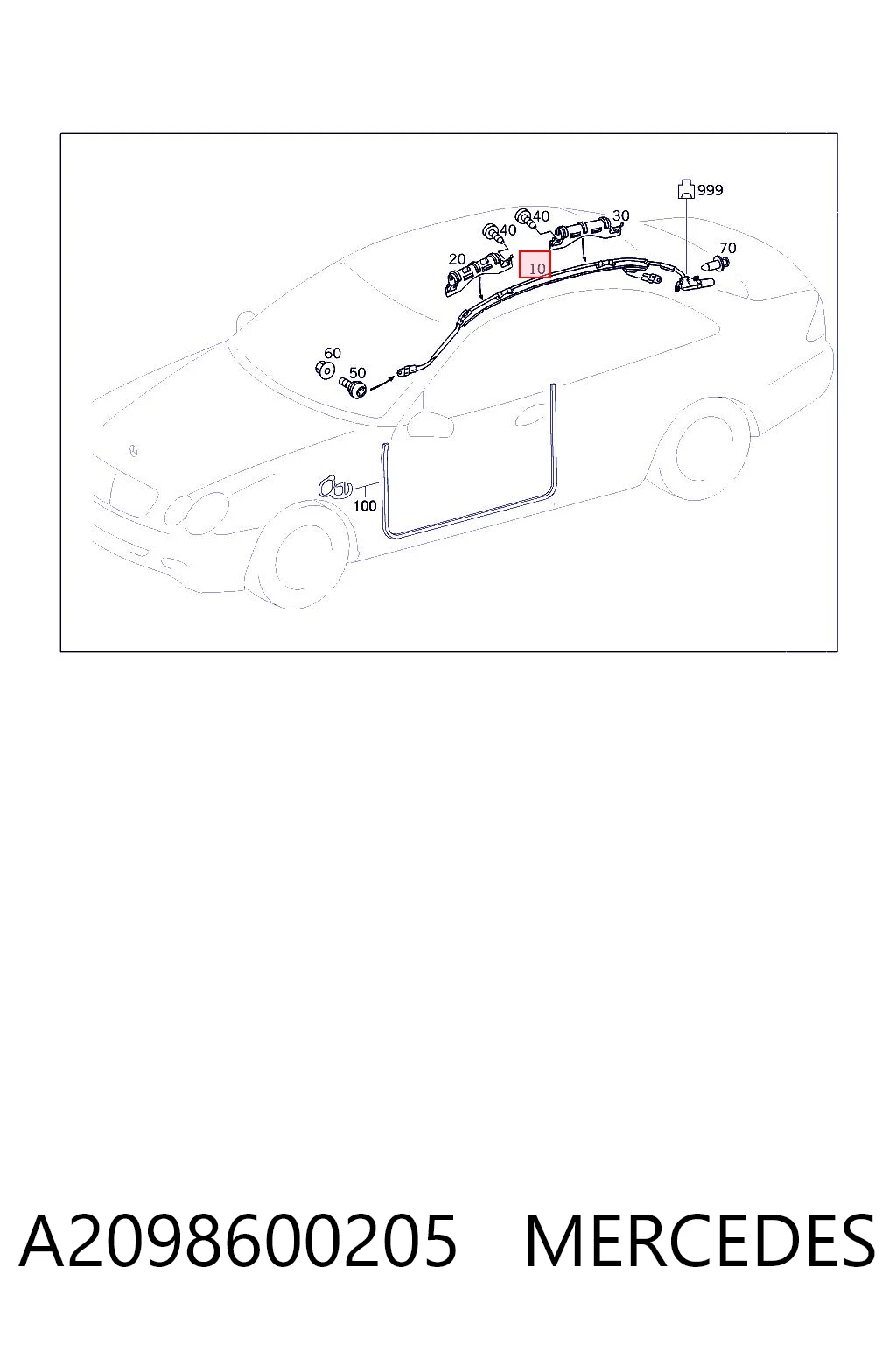 A2098600205 Mercedes