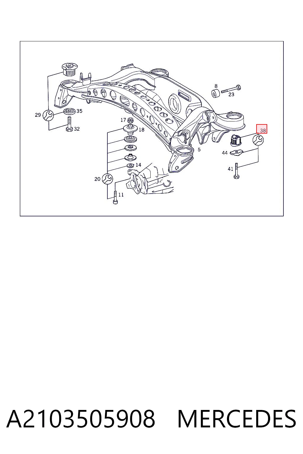 A2103505908 Mercedes