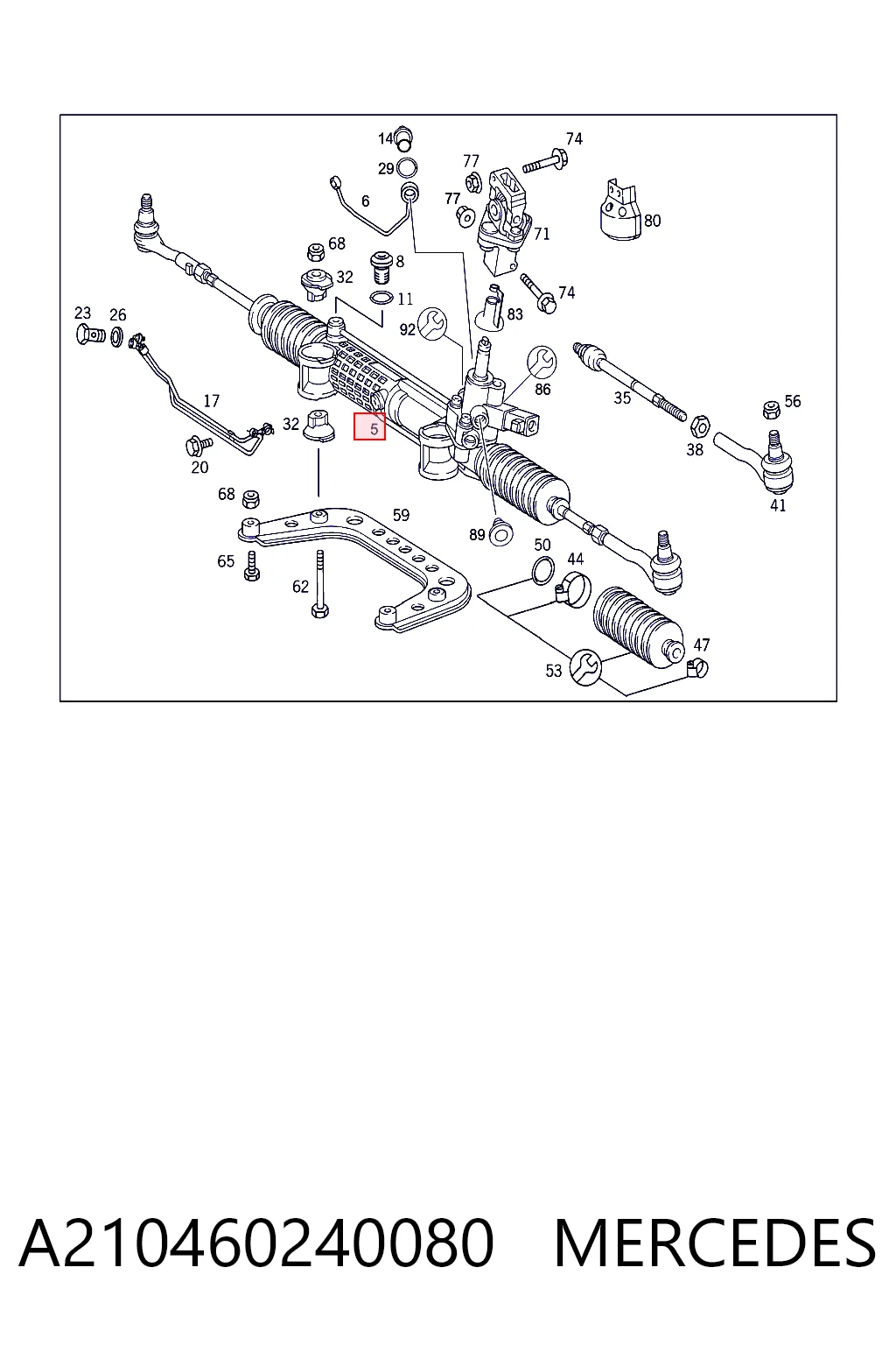 A210460240080 Mercedes