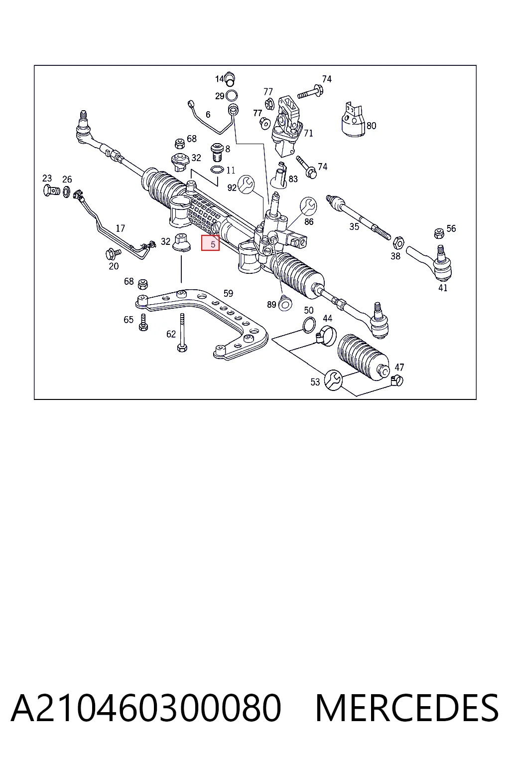 A210460300080 Mercedes