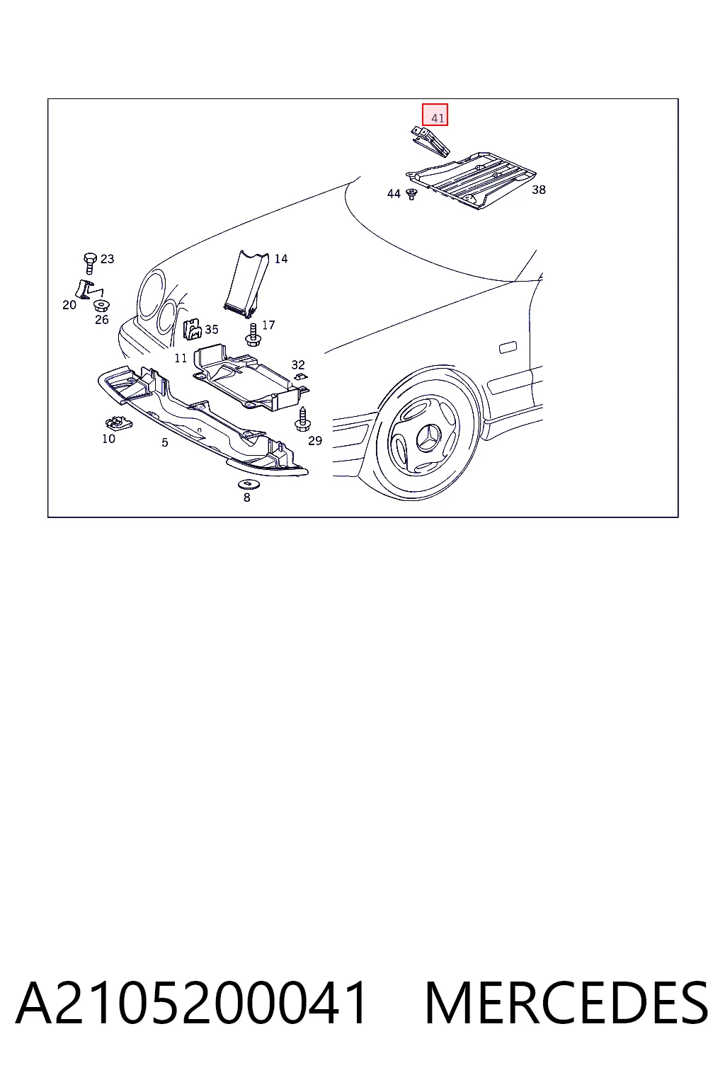 A2105200041 Mercedes