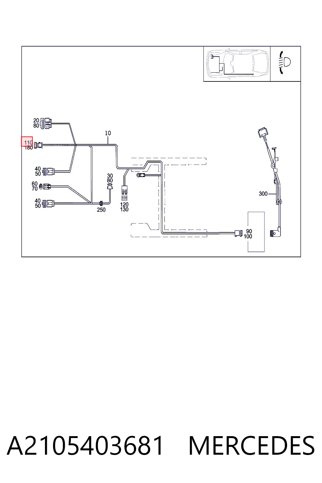 A2105403681 Mercedes