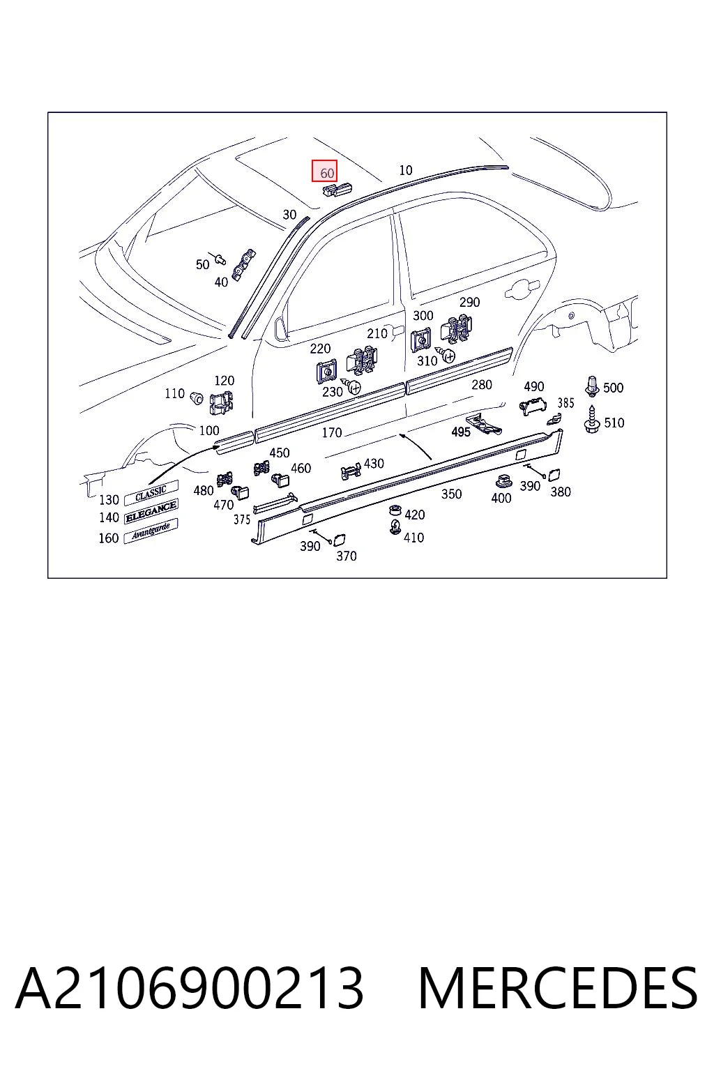 A2106900213 Mercedes
