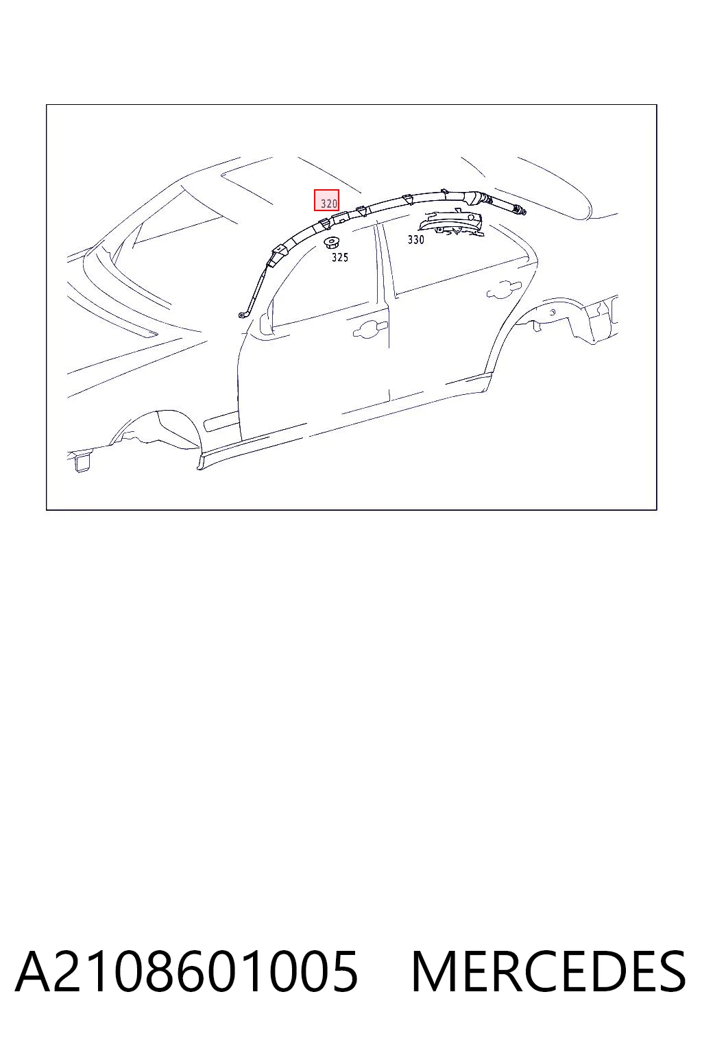 A2108601005 Mercedes