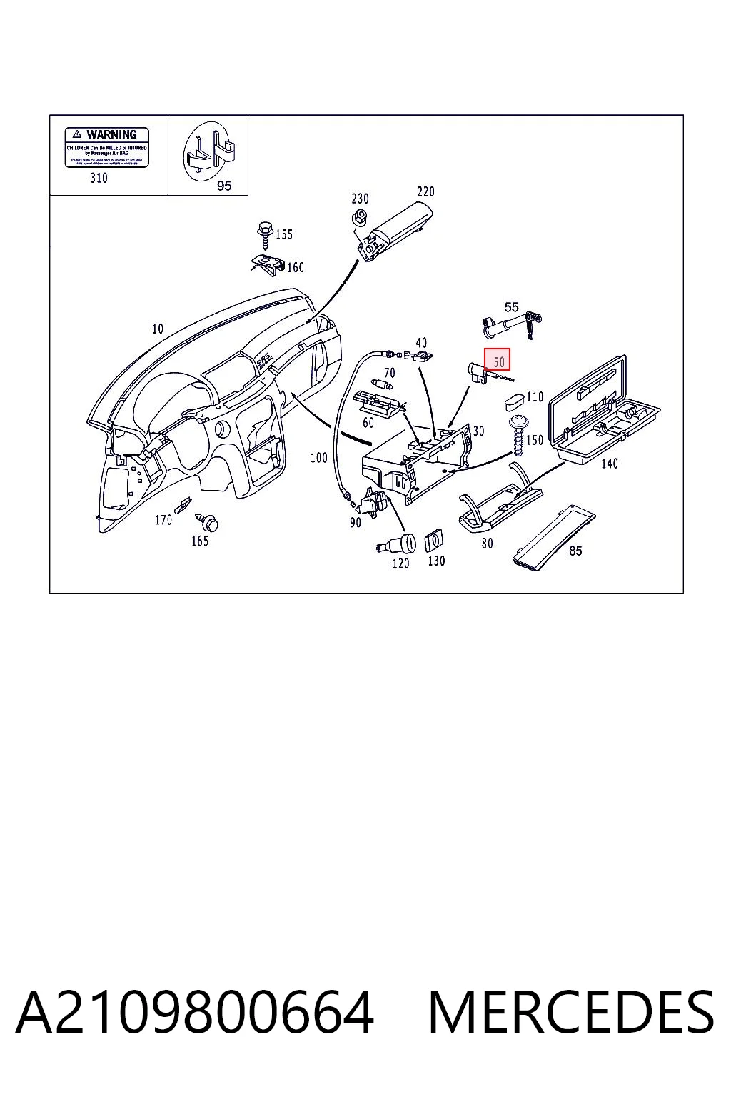 A2109800664 Mercedes