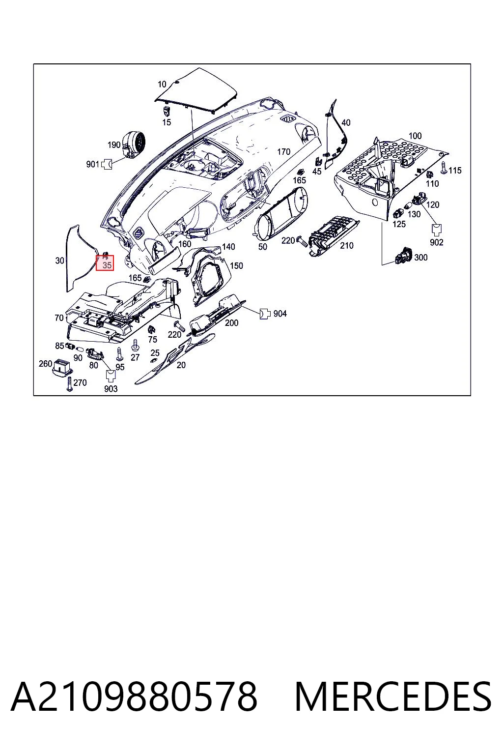 A2109880578 Mercedes