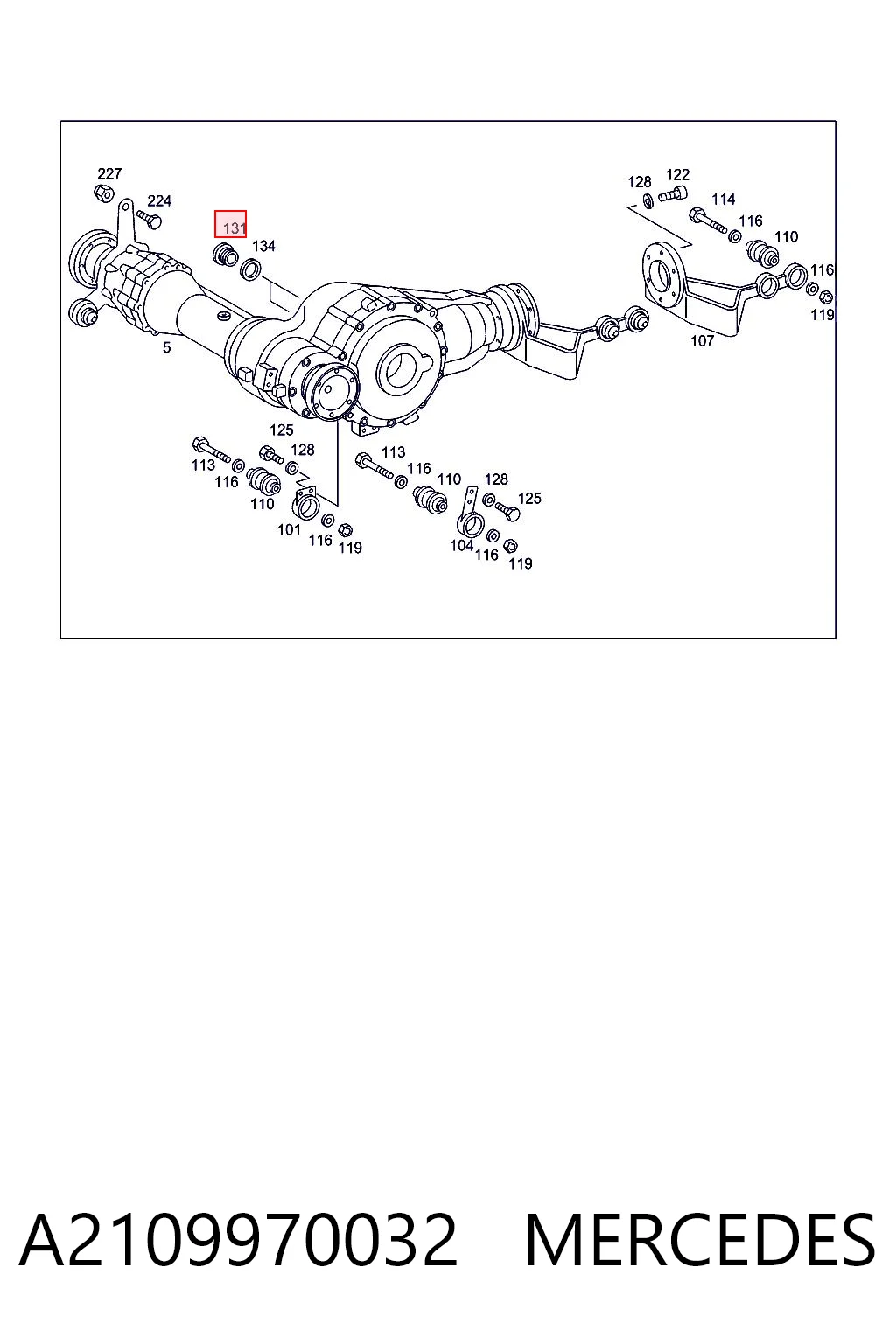 A2109970032 Mercedes