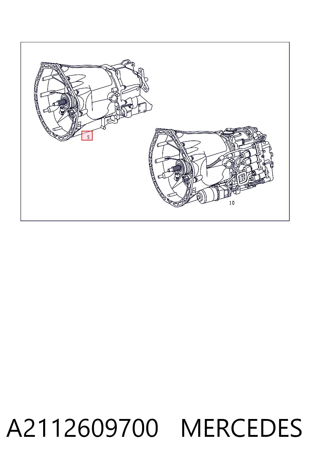 A2112609700 Mercedes