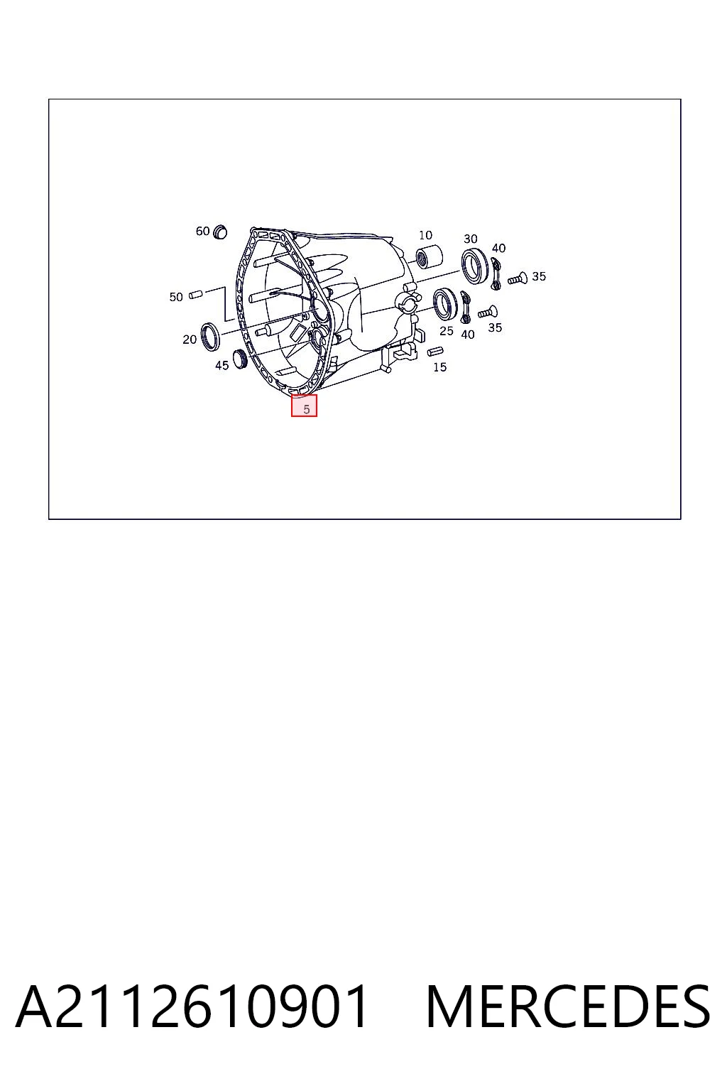 A2112610901 Mercedes