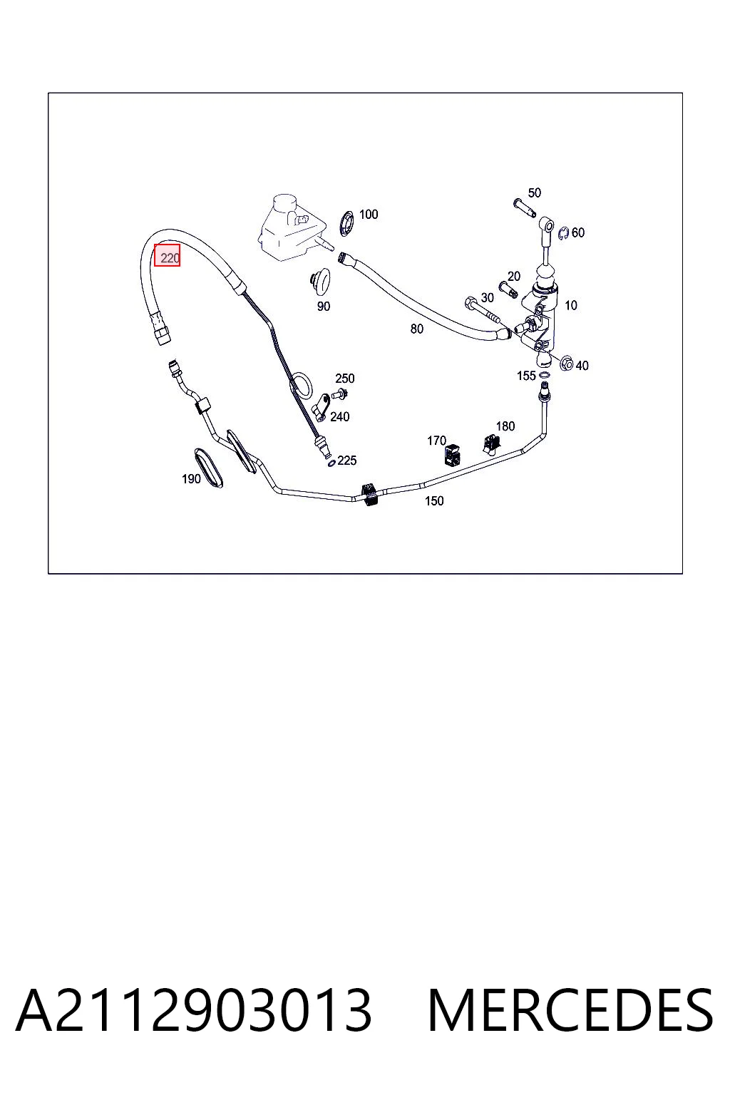 A2112903013 Mercedes