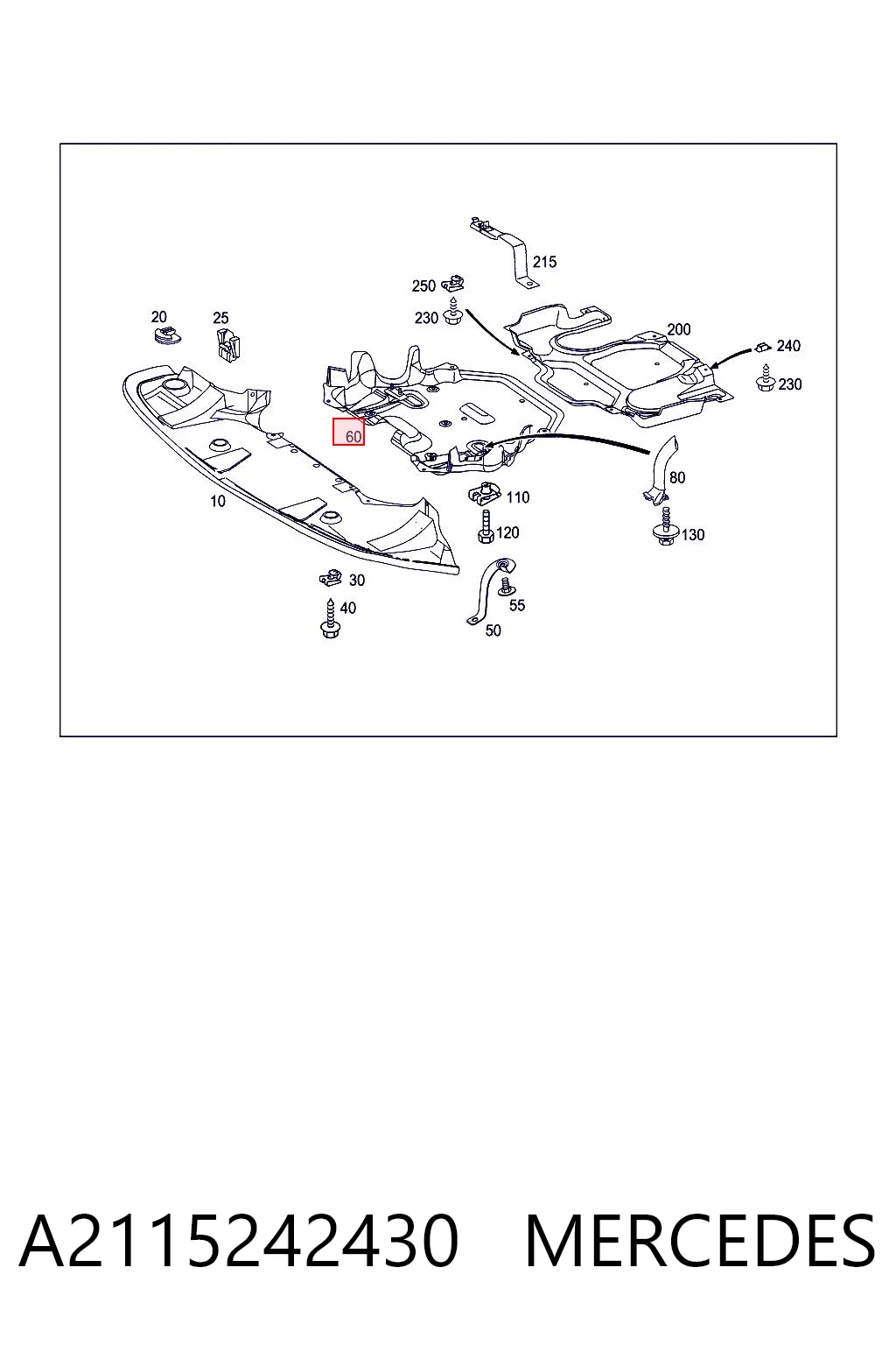 A2115242430 Mercedes