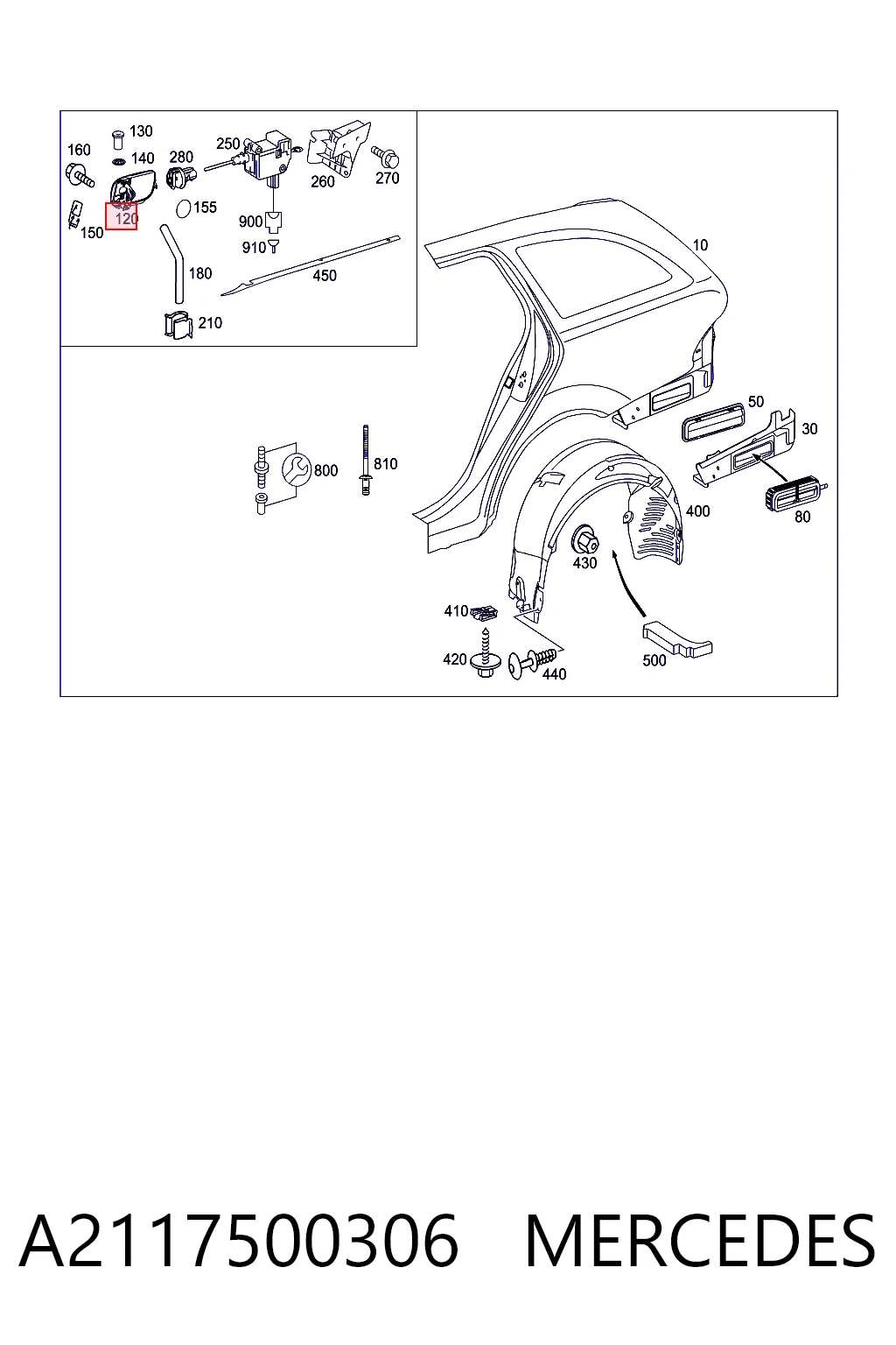 A2117500306 Mercedes