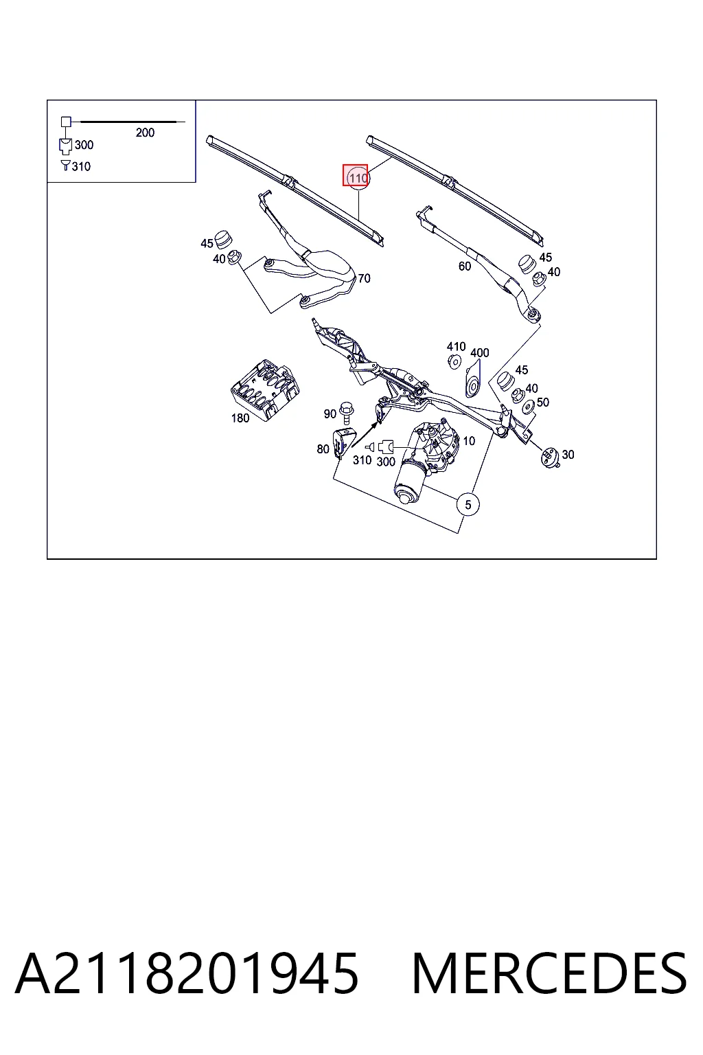 Escobillas de limpiaparabrisas delanteras para Porsche Cayenne II 92A