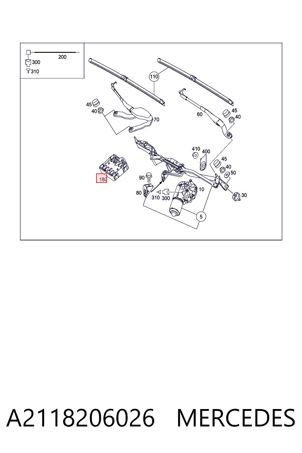  Sensor de lluvia Mercedes E 
