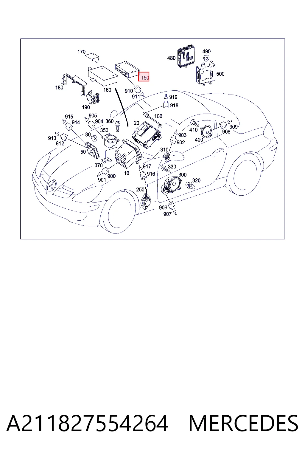 Comprar Radio Mercedes E  W211
