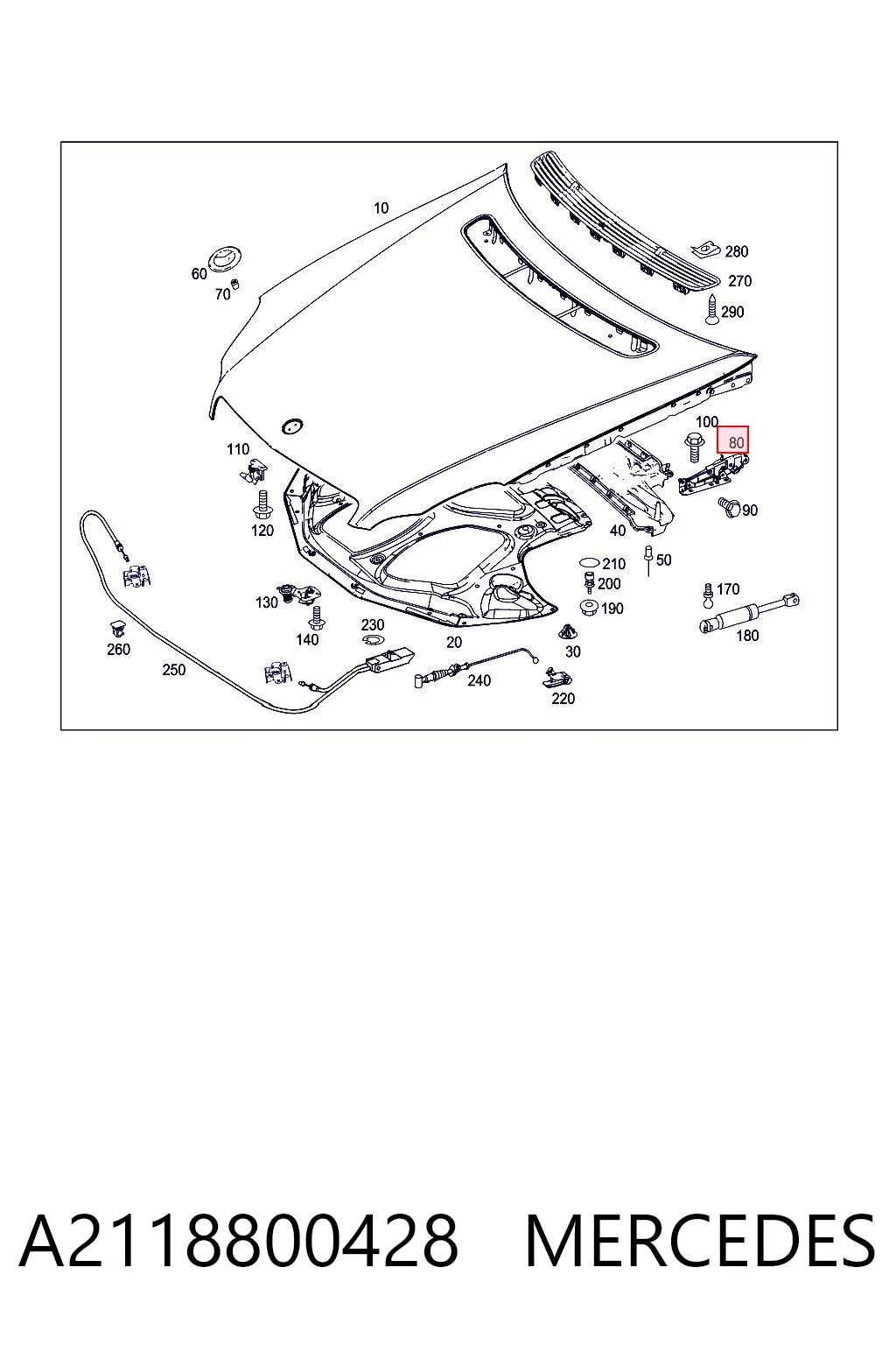 A2118800428 Mercedes