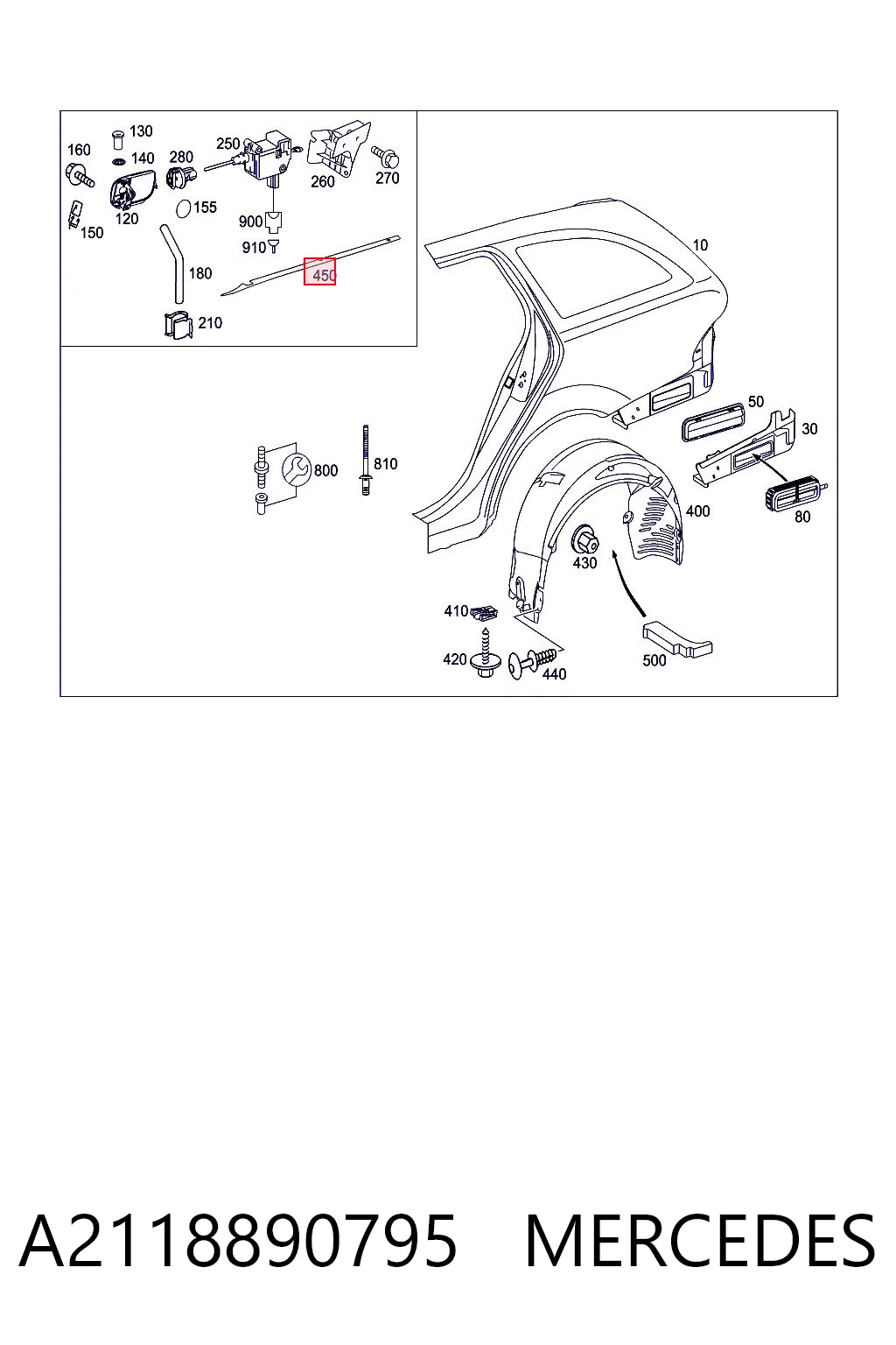 A2118890795 Mercedes