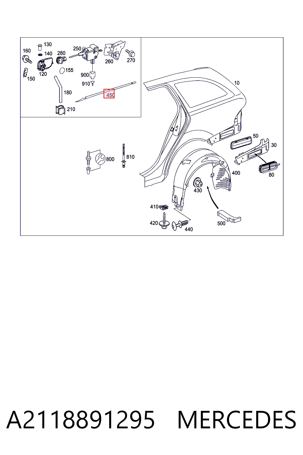 A2118891295 Mercedes