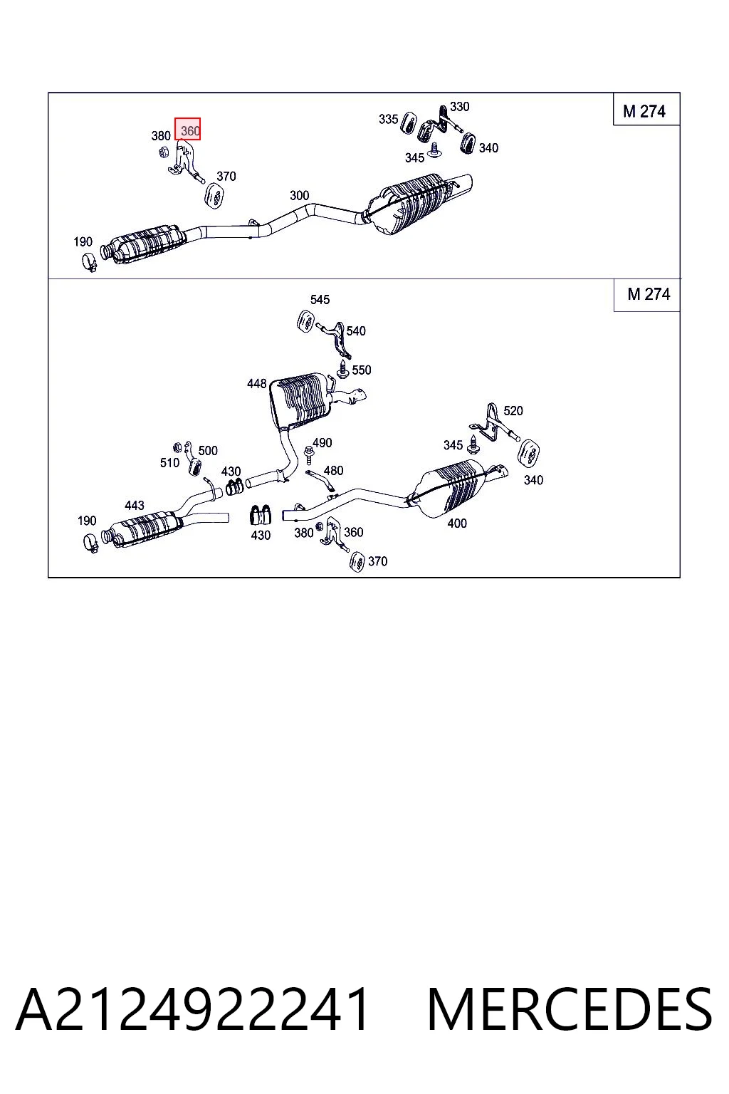Comprar Silenciador trasero Mercedes E  W212 a bajo precio
