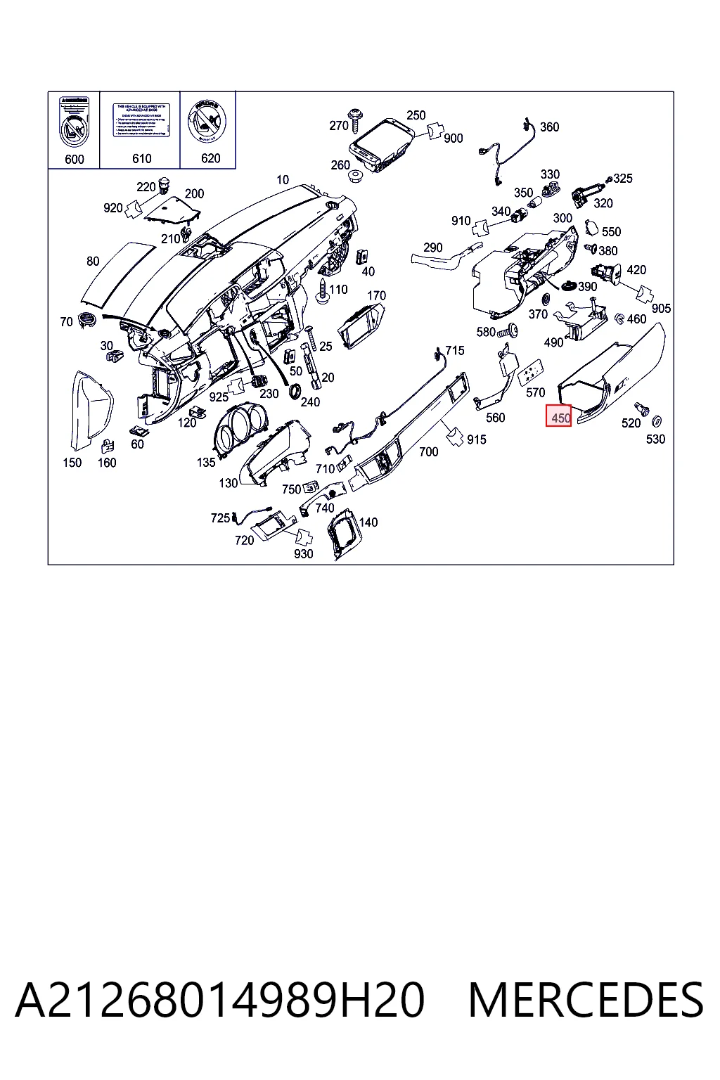 A21268014989H20 Mercedes