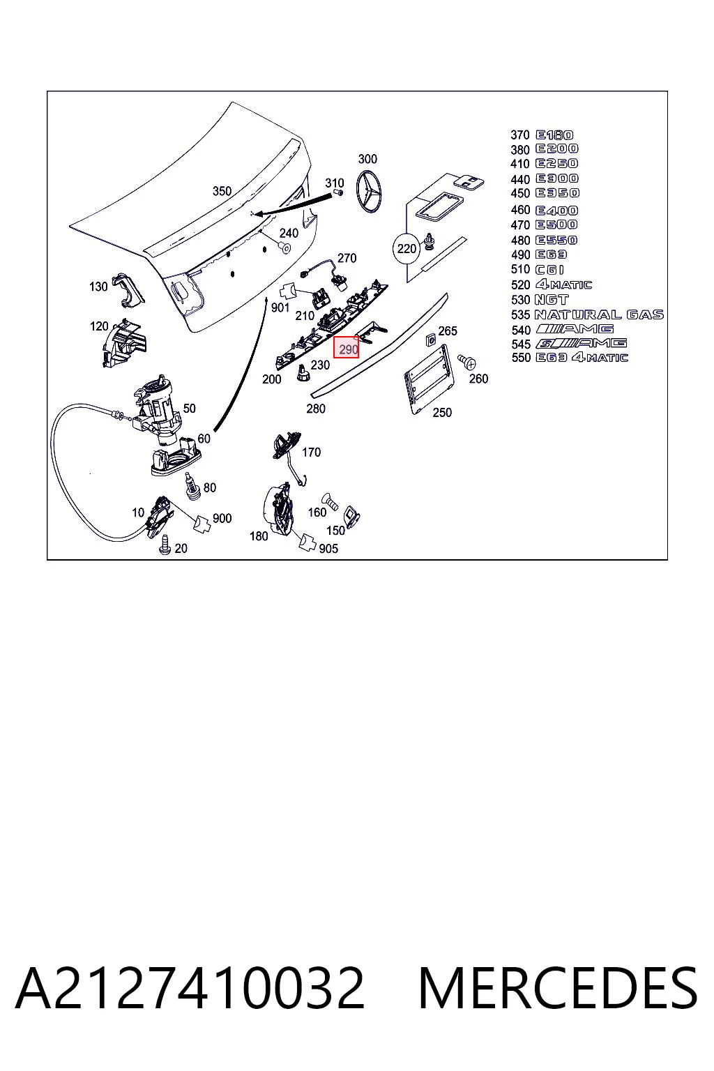 A2127410032 Mercedes