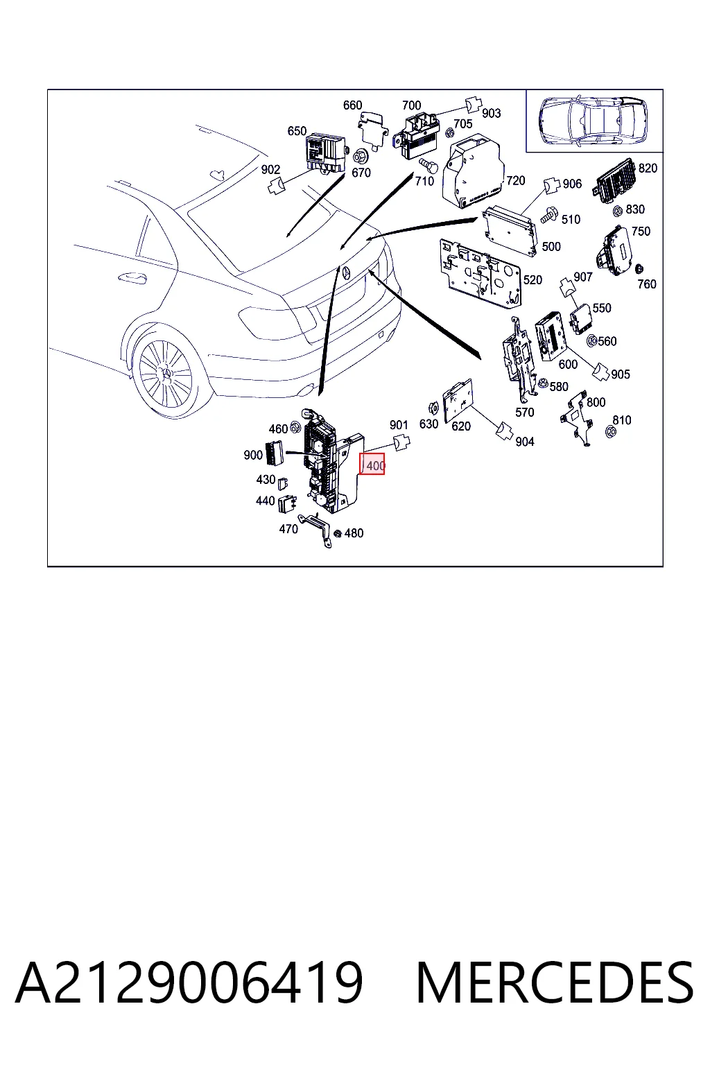 A2129006419 Mercedes