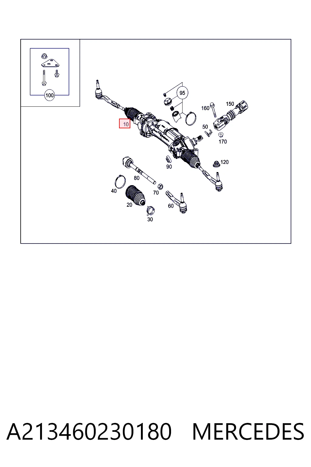 Comprar Cremallera de dirección Mercedes CLS  C257 a bajo precio